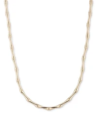 Lauren Ralph Lauren Gold-Tone Bamboo-Inspired 16" Collar Necklace