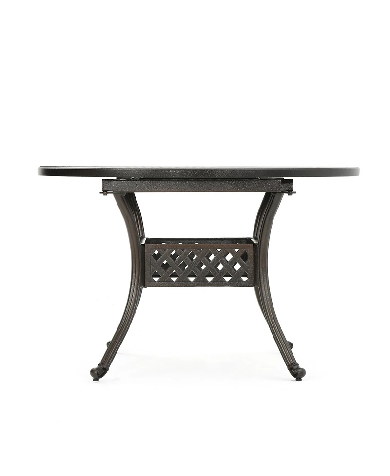 Streamdale Versatile Aluminum Extendable Outdoor Dining Table for Patio