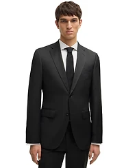 Boss by Hugo Men's Virgin-Wool Serge Suit Jacket