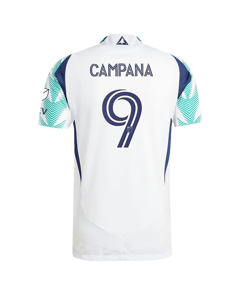 Adidas Men's Leonardo Campana White New England Revolution 2025 Eastern Pine x Flag of Authentic Player Jersey