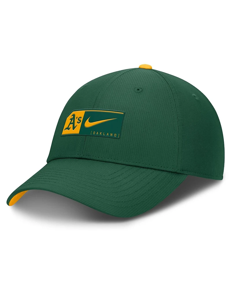 Nike Men's Green Oakland Athletics Club Primetime Adjustable Hat