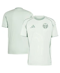 Adidas Men's Light Green Portland Timbers 2025 One Planet Pre-Match Jersey
