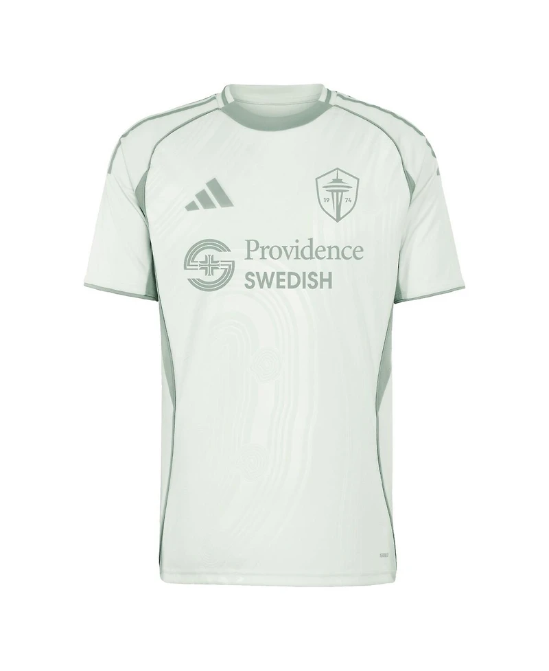 Adidas Men's Light Green Seattle Sounders Fc 2025 One Planet Pre-Match Jersey