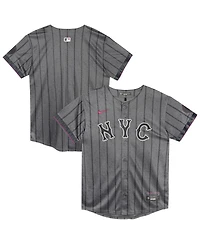 Nike Preschool Gray New York Mets City Connect Jersey