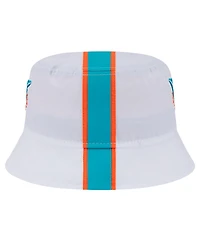 New Era Men's White Miami Dolphins Helmet Bucket Hat