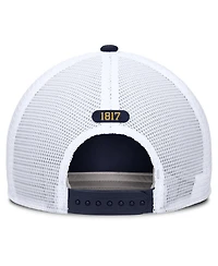Jordan Men's Navy/White Michigan Wolverines Rise Trucker Adjustable Hat