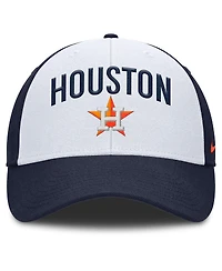 Nike Men's White/Navy Houston Astros Club Performance Adjustable Hat