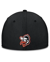 Nike Men's Gray/Black Baltimore Orioles Rise Swoosh Performance Flex Hat