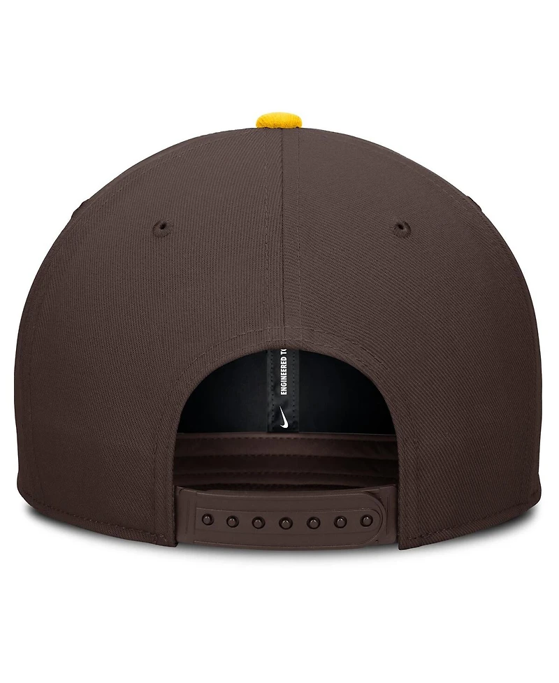 Nike Men's Brown/Gold San Diego Padres Pro Performance Snapback Hat