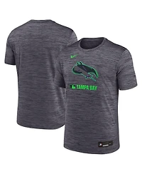 Nike Men's Black Tampa Bay Rays 2025 City Connect Authentic Collection Velocity Performance T-Shirt