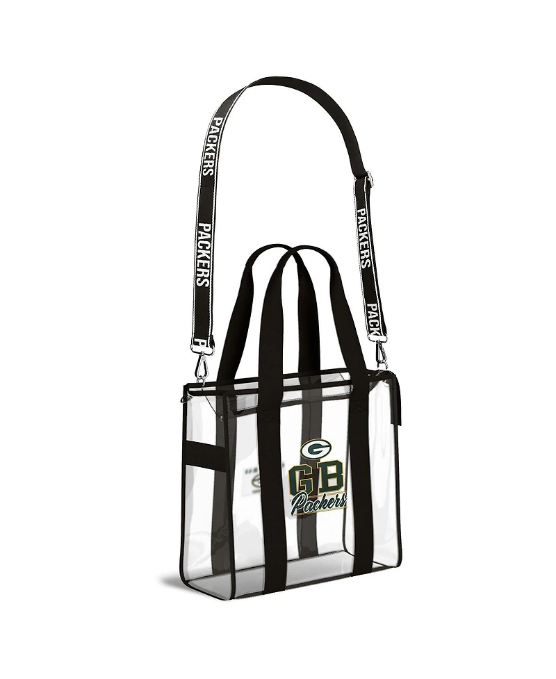 Wear by Erin Andrews Green Bay Packers Stadium with Team Color Trim Tote Bag