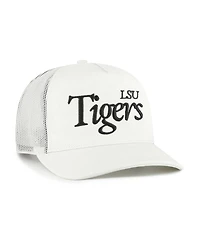 '47 Brand Men's and Women's Cream Lsu Tigers Foundation Script Adjustable Trucker Hat