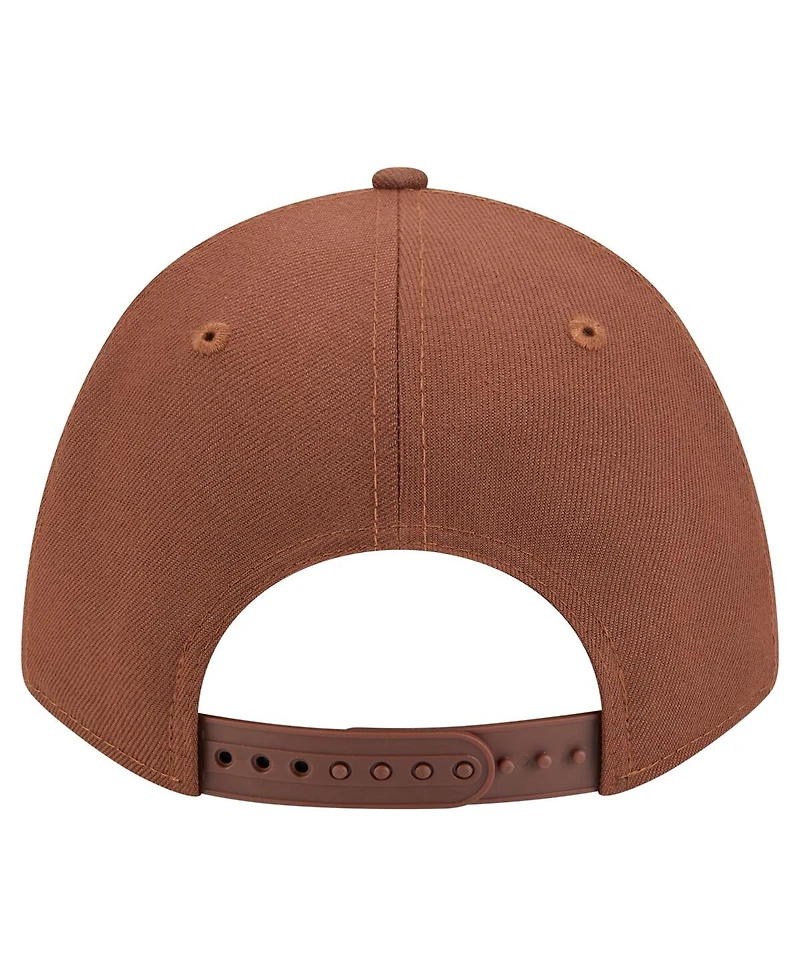 New Era Men's Brown Kansas City Chiefs Motorsport 9FORTY Adjustable Hat