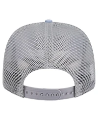New Era Men's Light Blue/Gray Sacramento Kings Adventure Aloha Pattern 9SEVENTY Stretch-Snap Hat