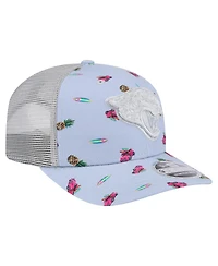 New Era Men's White Tampa Bay Buccaneers Adventure Flamingo Pattern 9SEVENTY Stretch snap Hat