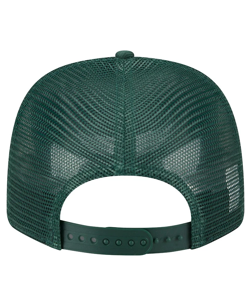 New Era Men's Green Green Bay Packers Main Trucker 9SEVENTY Stretch Snap Hat