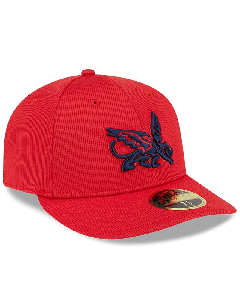 New Era Men's Red Texas Rangers City Connect Batting Practice Low Profile 59FIFTY Fitted Hat