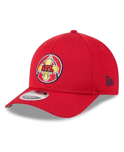 New Era Men's Red St. Louis Cardinals City Connect Batting Practice 9FORTY M-Crown Adjustable Hat
