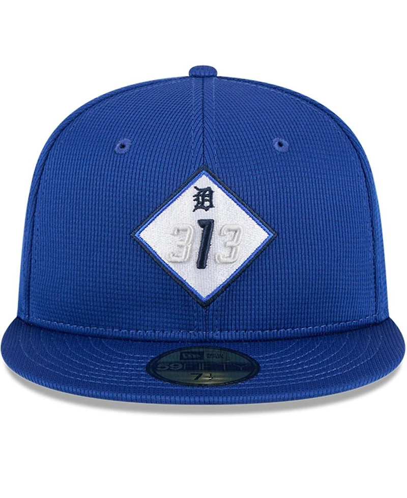 New Era Men's Blue Detroit Tigers City Connect Batting Practice 59FIFTY Fitted Hat
