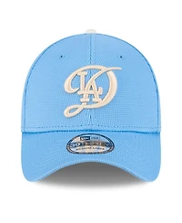 New Era Men's Light Blue Los Angeles Dodgers City Connect Batting Practice 39THIRTY Flex Hat
