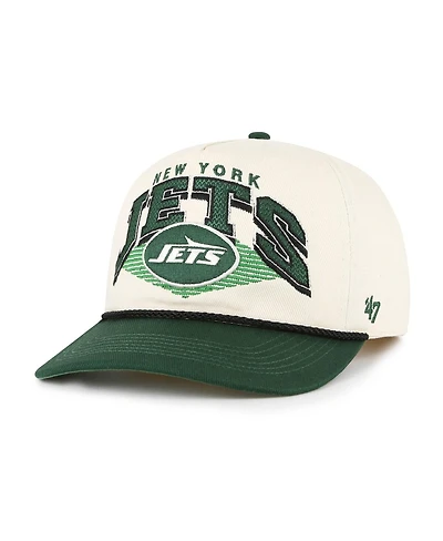'47 Brand Men's Cream New York Jets Pomona Rope Hitch Adjustable Hat