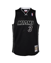 Mitchell & Ness Big Boys and Girls Dwyane Wade Black Miami Heat 2011/12 Hardwood Classics Swingman Alternate Jersey