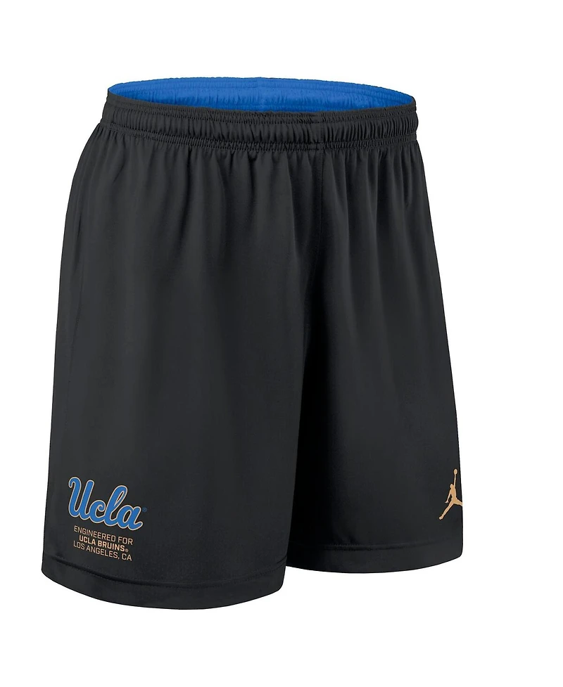 Jordan Men's Blue/Black Ucla Bruins 2025 Sideline Reversible Performance Shorts