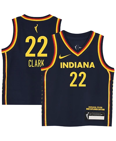 Nike Toddler Caitlin Clark Navy Indiana Fever Explorer Edition Victory Jersey