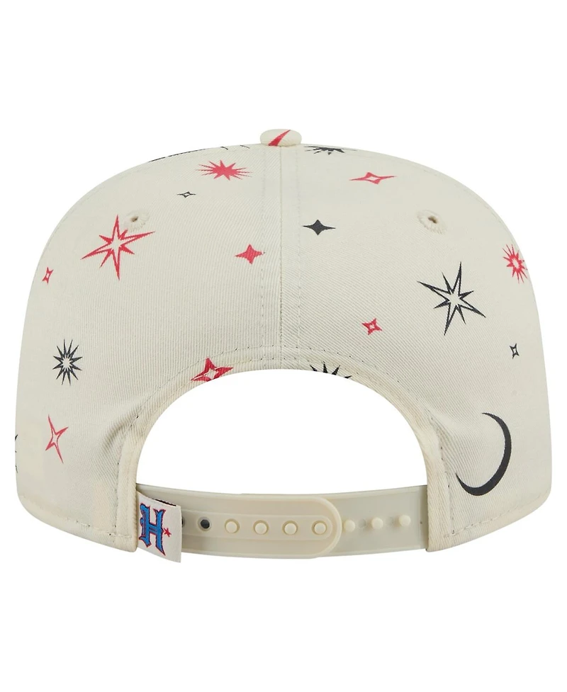 New Era Men's Cream Houston Texans Celestial Golfer Adjustable Hat