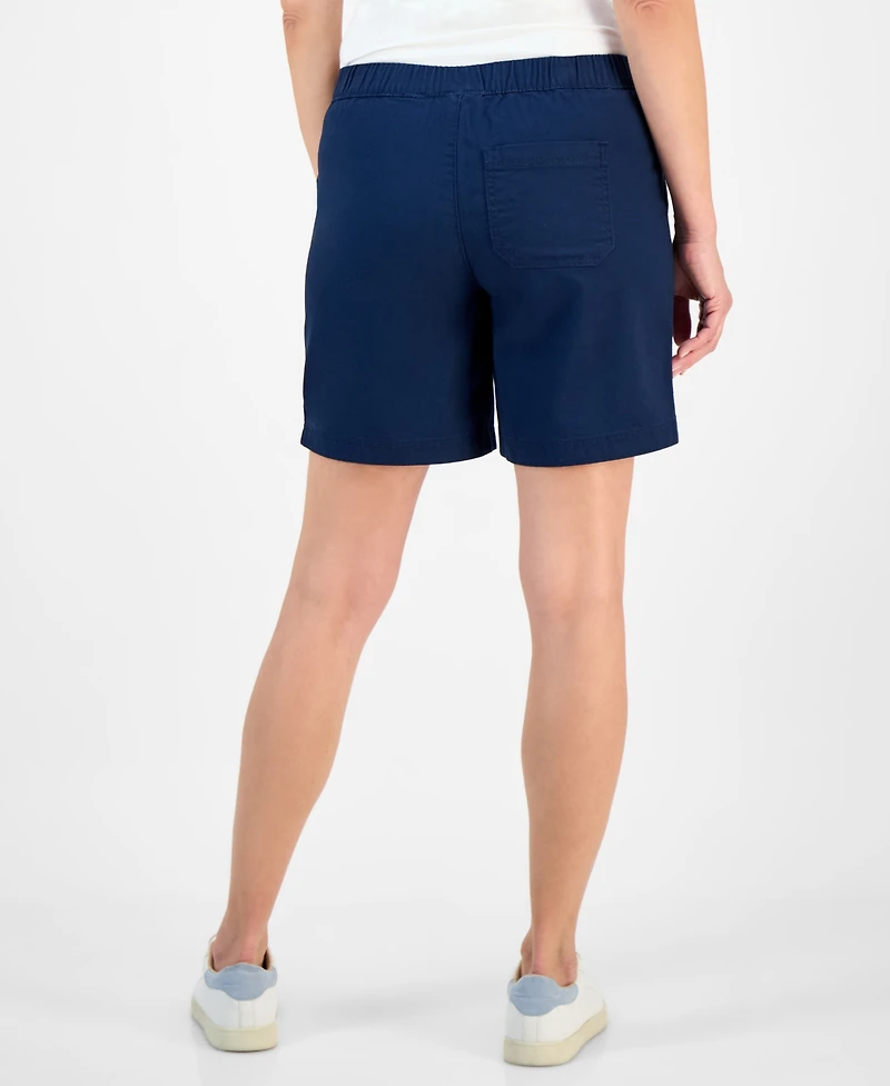Style & Co Women's Mid-Rise Pull-On Shorts, Regular & petite, Exclusively at Macy's