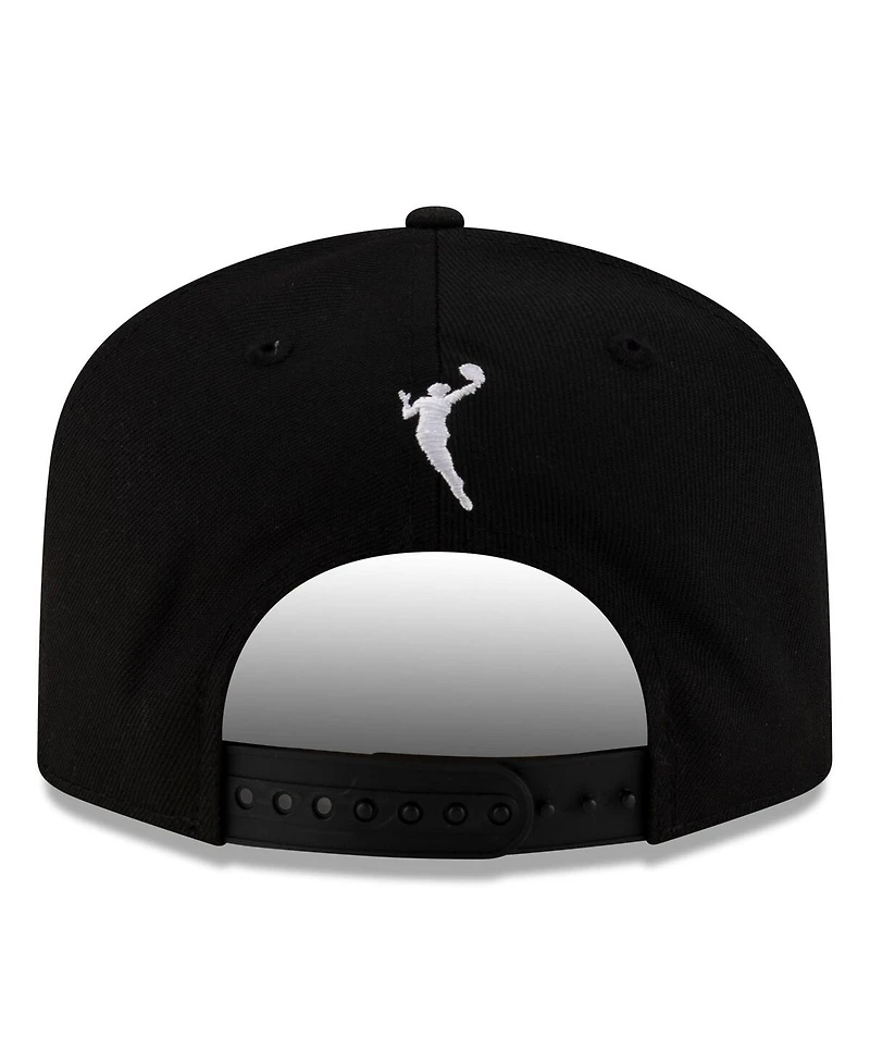 New Era Men's and Women's Black/Yellow Seattle Storm 2025 Wnba Draft A-Frame 9FIFTY Snapback Hat