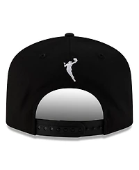 New Era Men's and Women's Black/Yellow Seattle Storm 2025 Wnba Draft A-Frame 9FIFTY Snapback Hat