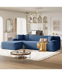 Streamdale Modern Large L-Shape Modular Sectional Sofa for Living Room, Bedroom, Salon, 2 Piece Free Combination, Simplified Style