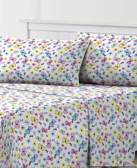 Dream Factory Sweet Butterfly 4-Pc. Sheet Set, Full