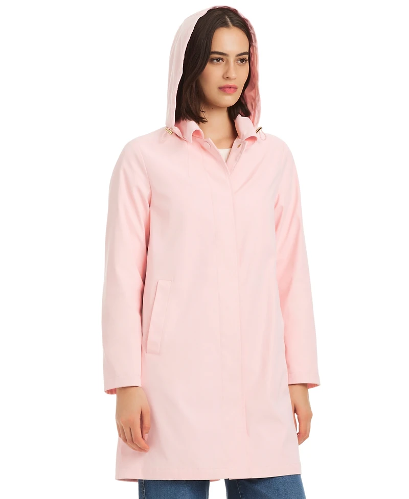 Kate Spade New York Women's Hooded A-Line Coat