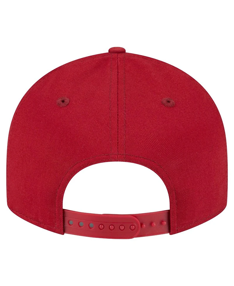 New Era Men's Crimson Indiana Hoosiers Low Profile 9FIFTY Snapback Hat