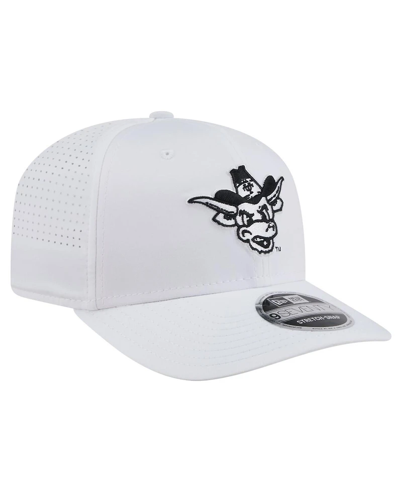 New Era Men's White Texas Longhorns Perform Vault 9SEVENTY Stretch-Snap Hat
