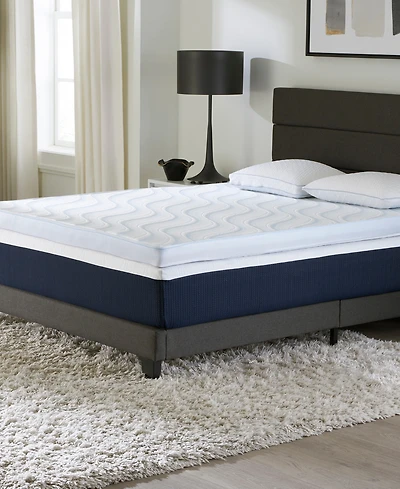 Comfort Tech 3" Dual Comfort Foam Mattress Topper, Queen