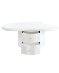 Streamdale Cloud Coffee Table Set 3 Tables, 2 Drawers, 2 Stools