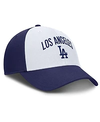 Nike Men's White/Royal Los Angeles Dodgers Club Performance Adjustable Hat