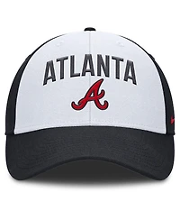 Nike Men's White/Navy Atlanta Braves Club Performance Adjustable Hat