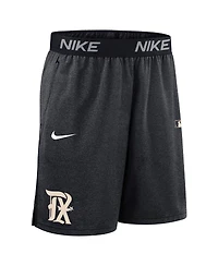 Nike Men's Black Texas Rangers Authentic Collection City Connect Performance Knit Shorts