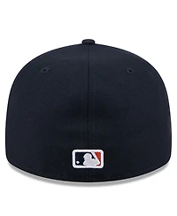 New Era Men's Navy Houston Astros 2025 Jackie Robinson Day Retro Crown 59FIFTY Unstructured Fitted Hat