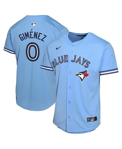 Nike Big Boys and Girls Andres Gimenez Powder Blue Toronto Jays Alternate Game Player Jersey