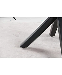 Streamdale Sturdy Metal Frame Desk with Easy Assembly