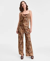 I.n.c. International Concepts Women's Animal-Print Cowlneck Camisole Top, Exclusively at Macy's