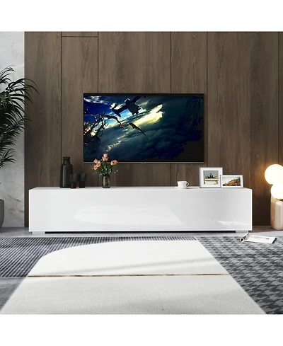 Streamdale Modern Entertainment Center with Storage Media Console for Living Room