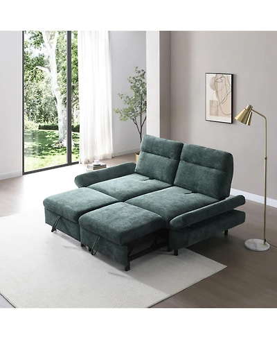 Streamdale 3-in-1 Convertable Sofa with Adjustable Backrest