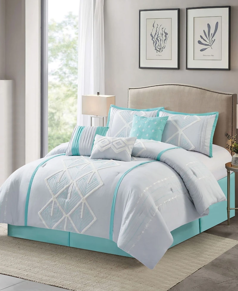 Stratford Park Oliver 7-Piece Comforter Set, California King