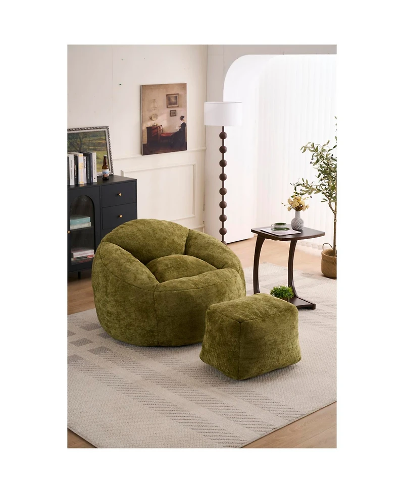 Streamdale Furniture Chenille Bean Bag Chair - Indoor/Outdoor
